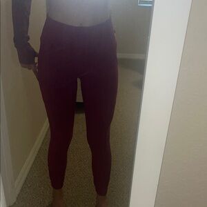 Like New Lululemon Wunder Train High-Rise Crop 23" in Magenta Purple